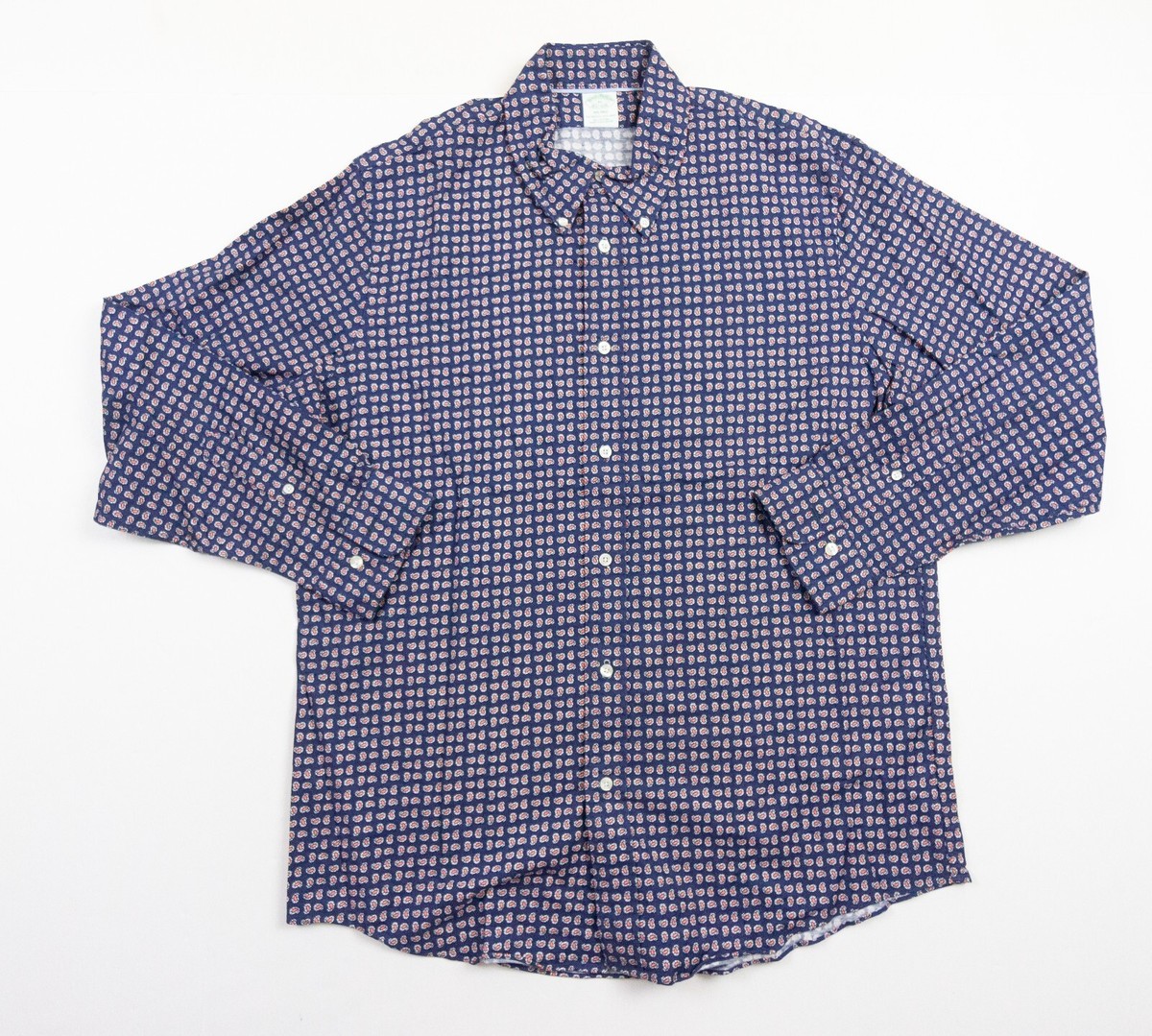 Brooks Brothers Paisley Casual Button-Down Shirts for Men
