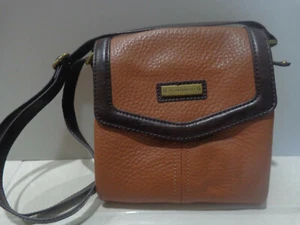 NEU TIGNANELO CROSSBODY DAMEN ORGANIZER SCHULTERTASCHE HANDTASCHE BRAUN 8 x 7,5" - Bild 1 von 4
