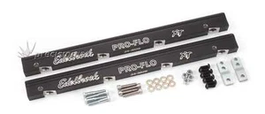 KIT DE RIELES DE COMBUSTIBLE EDELBROCK 3629 EFI CHEV LS1/LS2 V8 NEGRO ANODIZADO -6 AÑOS - Imagen 1 de 1