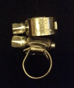 Roebuck Full Stainless Steel Worm Drive Hose Clamps Clips Bands 8-12mm - Imagen 1 de 1