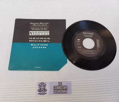 Vinyle 45 Tours:GEORGE MICHAEL / ELTON JOHN : Don't Let the Sun go down on me BO - Photo 1/2