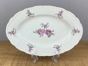 "Plato vintage Bohemia Rose BOH165 13""" - Imagen 1 de 5