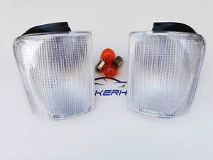 VW SCIROCCO Mk2 WHITE CAT SCALA GT2 GTX 1981-1992 CLEAR EURO TURN SIGNALS LENSES - Picture 1 of 4