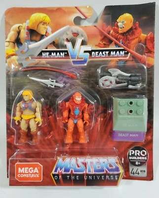 MEGA CONSTRUX  MASTERS OF THE UNIVERSE - He-Man Vs Beast Man MOTU - Image 1 of 2