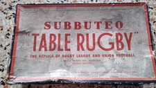 SUBBUTEO Anni '60 TABLE RUGBY Incompleto Boxed
