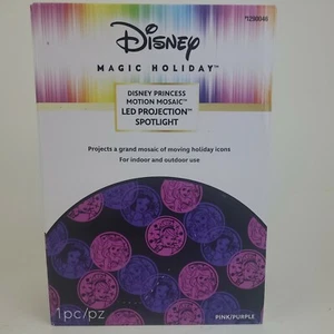 Disney Magic Holiday Princess Motion Mosaic LED Indoor/Outdoor Light Brand New - Picture 1 of 4