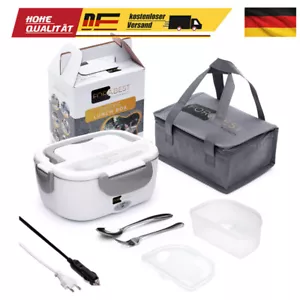 Electric Mittagessen Box 12V/24V/220V Lunchbox Auslaufsicher 1,5L Speisewärmer - Bild 1 von 18