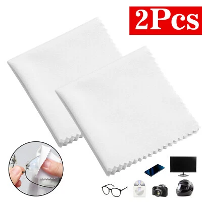 2PACOTES de pano de limpeza de microfibra premium para óculos tela de telefone lente de câmera - Imagem 1 de 4
