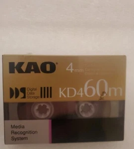 KAO KD4-60M DDS 4MM 60M DIGITAL DATA STORAGE CARTRIDGE. Brand New. Made in Japan - Picture 1 of 4