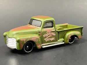 1947-53 CHEVY PICK-UP TRUCK PATINA CUSTOM DIECAST MODEL CAR 1:64 SCALE DIORAMA - Picture 1 of 7
