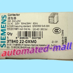 1PC NEW SIEMENS AC Contactor  3TB4022-0XM0 Expedited Shipping - Picture 1 of 8