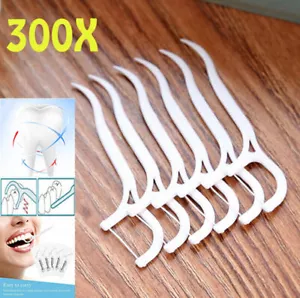 300× Zahnseide Sticks Zahnseidestick Zahn Pflege Stick Zahnstocher Zahnpflege - Bild 1 von 8