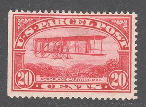 EE. UU. SELLO #Q8 —20c PAQUETE POSTE - AVIÓN - 1913 - SIN USAR - Imagen 1 de 2