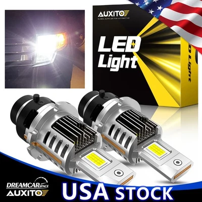 2X D2S LED Bulb Headlight Replace Xenon HID White Super 6500K Conversion Kit NEW - Image 1 of 4