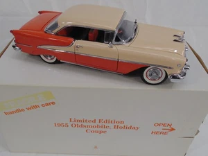 Rare Danbury Mint 1955 Oldsmobile Holiday Coupe Limited Edition Orange Cream - Picture 1 of 8