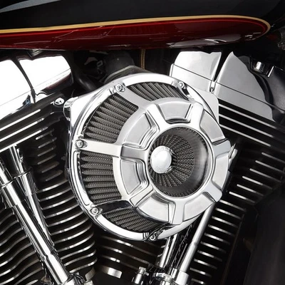 Filtro de aire invertido Arlen Ness 18-936 admisión biselado cromo Harley Sportster Foto 1 de 4