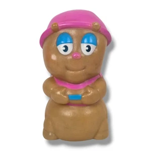 Vintage Gloworm Glo Bug Friends Sparschwein 1986 Hong Kong Hasbro Pink Blau - Bild 1 von 10