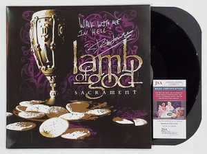 RANDY BLYTHE LAMB OF GOD SIGNIERT SACRAMENT VINYL LP PLATTE ALBUM MIT JSA ZERTIFIKAT - Bild 1 von 2