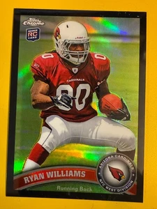 67994 	2011 Topps Chrome Black Refractors #71 Ryan Williams CARDINALS RC 22/299 - Picture 1 of 3