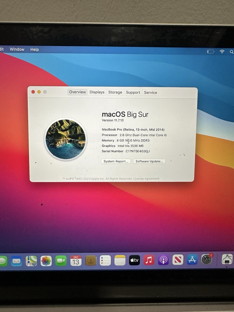 【ジャンク】MacBookPro Retina 13インチ Mid 2014 Apple MacBook Pro (Retina, 13-inch,Mid 2014) | eBay
