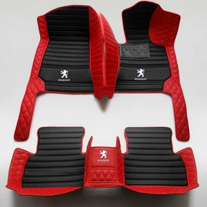 For-Peugeot-2008, e2008,3008,4007-4008,5008,207,607, 308,RCZ,Lluxury 3D-Car Mats - Picture 1 of 18