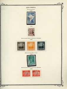 COLOMBIA Scott Specialty Album Page Lot #22 - SEE SCAN - $$$ - Picture 1 of 1