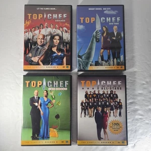 Top Chef 4 DVD Lot; Las Vegas, New York, Chicago & All Stars Seasons 4, 5, 6 & 8 - Foto 1 di 22
