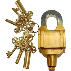 Haus Garten Schloss Funktional Messing Quadratisch Kniffliges Schloss... - Bild 1 von 3