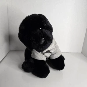Douglas der schwarze Hund Taverne Marthas Vineyard Black Lab Welpe Plüsch 10 Zoll - Bild 1 von 6