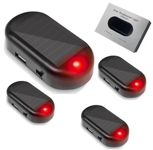 Fake Car Alarm Light,Car Solar Power Simulated Dummy Alarm,Anti-Theft LED Fla... - Picture 1 of 7