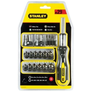 Giravite portainserti a cricchetto STANLEY® con inserti e bussole - 29 pz - Foto 1 di 2