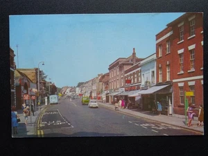 Essex Colchester CROACH STREET showing TRIUMPH HERALD CAR c1970s Postcard - Picture 1 of 3