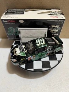 RARE* Autographed Carl Edward’s #99 RoundUp Green Chrome 2005 1/24 Diecast - Picture 1 of 20