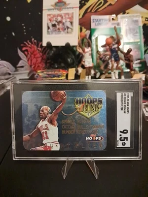 1997-98 NBA Hoops Dennis Rodman Frequent Flyer  EXCELLENT CONDITION #5 Bulls  - Image 1 of 2