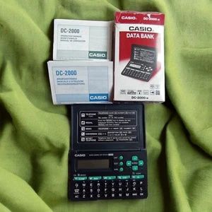 Casio Data Bank DC-2000 Elektronischer Kalender komplett mit Box und Handbüchern - Bild 1 von 5