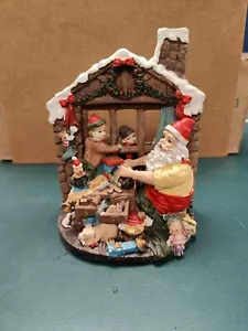 Santa And Elves Workshop Decoration - Picture 1 of 6