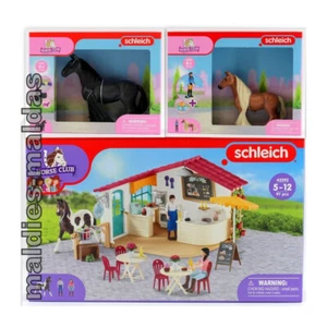 Schleich Horse Club 42592 & 42585 & 42581 Reiter-Café und zwei Pferde von Sofias - Bild 1 von 22