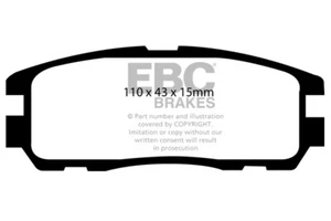 Pastillas de freno traseras EBC Ultimax para Isuzu Trooper 3.5 (UBS26) (98 > 05) - Imagen 1 de 1