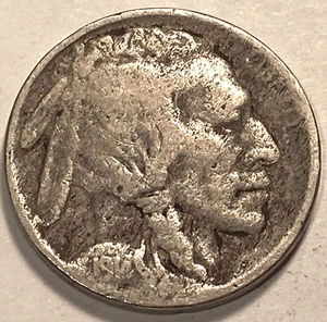 1914 D Buffalo Nickel fino + sin precio base *J488 - Imagen 1 de 2