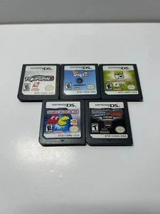5 Game Nitendo DS LOT - Namco Museum / Smack Down Raw / Ben 10 + - CARTS ONLY - Picture 1 of 1