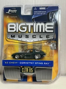 JADA BIGTIME BTM 1963 CHEVY CORVETTE STING RAY 1:64 DIECAST MODEL W10 115 #58 - Picture 1 of 5