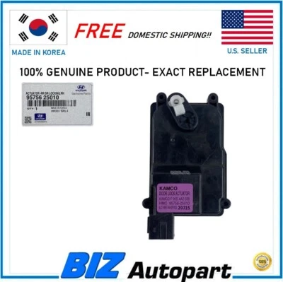 GENUINE⭐REAR RIGHT DOOR LOCK ACTUATOR FOR 2000-2005 HYUNDAI ACCENT # 95756-25010 - Image 1 of 4