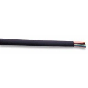 Teléfono Cable Negro AWG 28 Flat 8 Poli - Picture 1 of 1