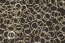 100 Nickel Plated Brass Sew On Rings for Roman Shade Cord Guide or Tie Back Ring