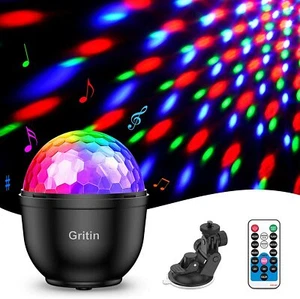 Luce Proiettore Mini LED, 2 in 1 Ricaricabile USB e Musica 15 RGBP - Foto 1 di 12