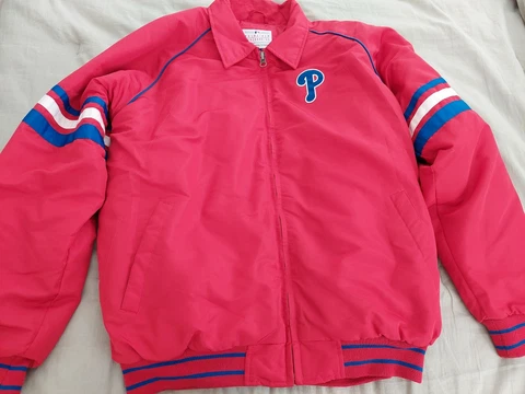 Phillies MLB Bundle: Coat, Duffle Bag, Windbreaker, Wallet, Watch, and Tee Cover