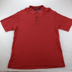 Camisa Polo Colección Golf Axis Para Hombre Talla XL Roja Manga Corta Bordada Rayas - Imagen 1 de 5