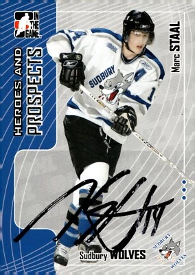 Marc Staal - Signed 2005-06 In The Game Heroes And Prospects Card #125 - Image 1 of 2