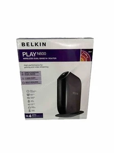 Belkin F7D8302 Play N600 300 Mbps 1-Port 10/100 Wireless N Router NEW & SEALED! - Picture 1 of 5