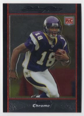 2007 BOWMAN CHROME ROOKIE Sidney Rice Rookie Minnesota Vikings #BC79 - Image 1 of 2